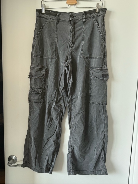 American Eagle Outfitters Pants - American Eagle Outfitters Women’s Gray Tencel Cargo Pants